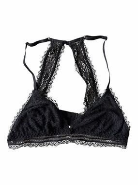 Black Lace Racerback Bralette -  Women Intimates